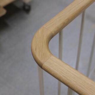 Närbild av radie på handledare